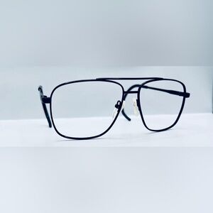 Vintage PST Black Pilot Sunglasses Frames Only